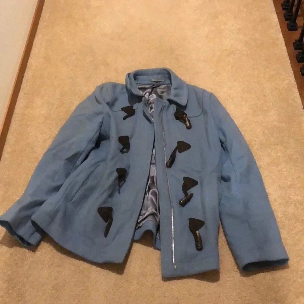 Gap light blue wool jacket